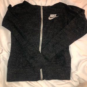 Grey Nike hoodie size M